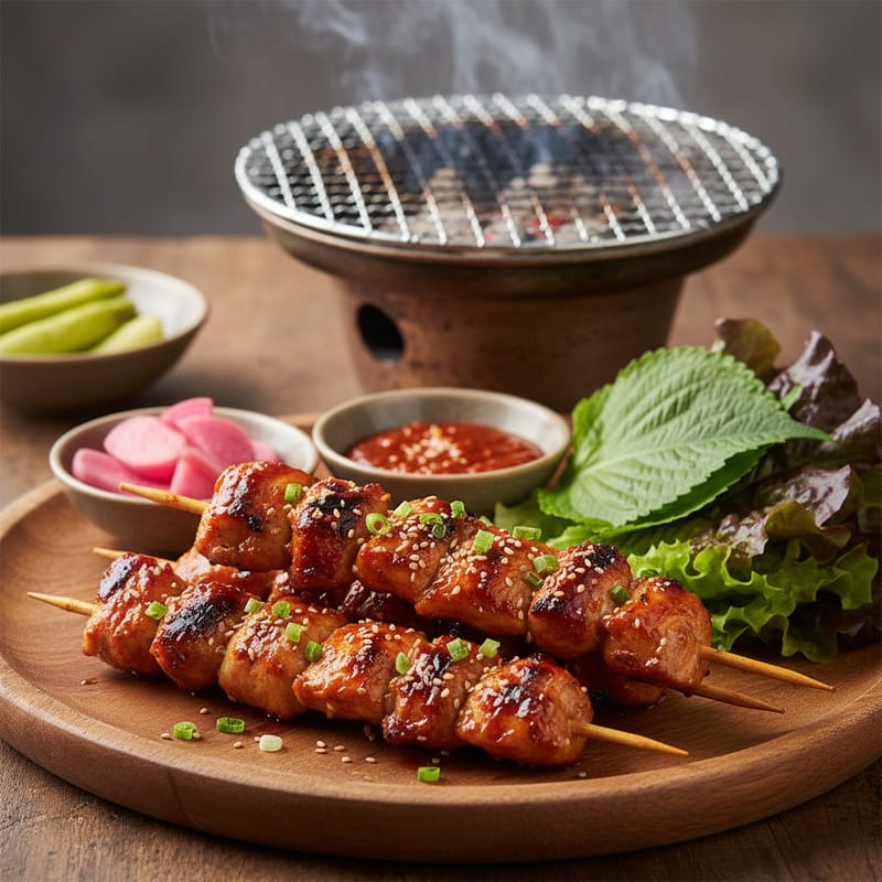 korean-bbq-skewers, cork catering